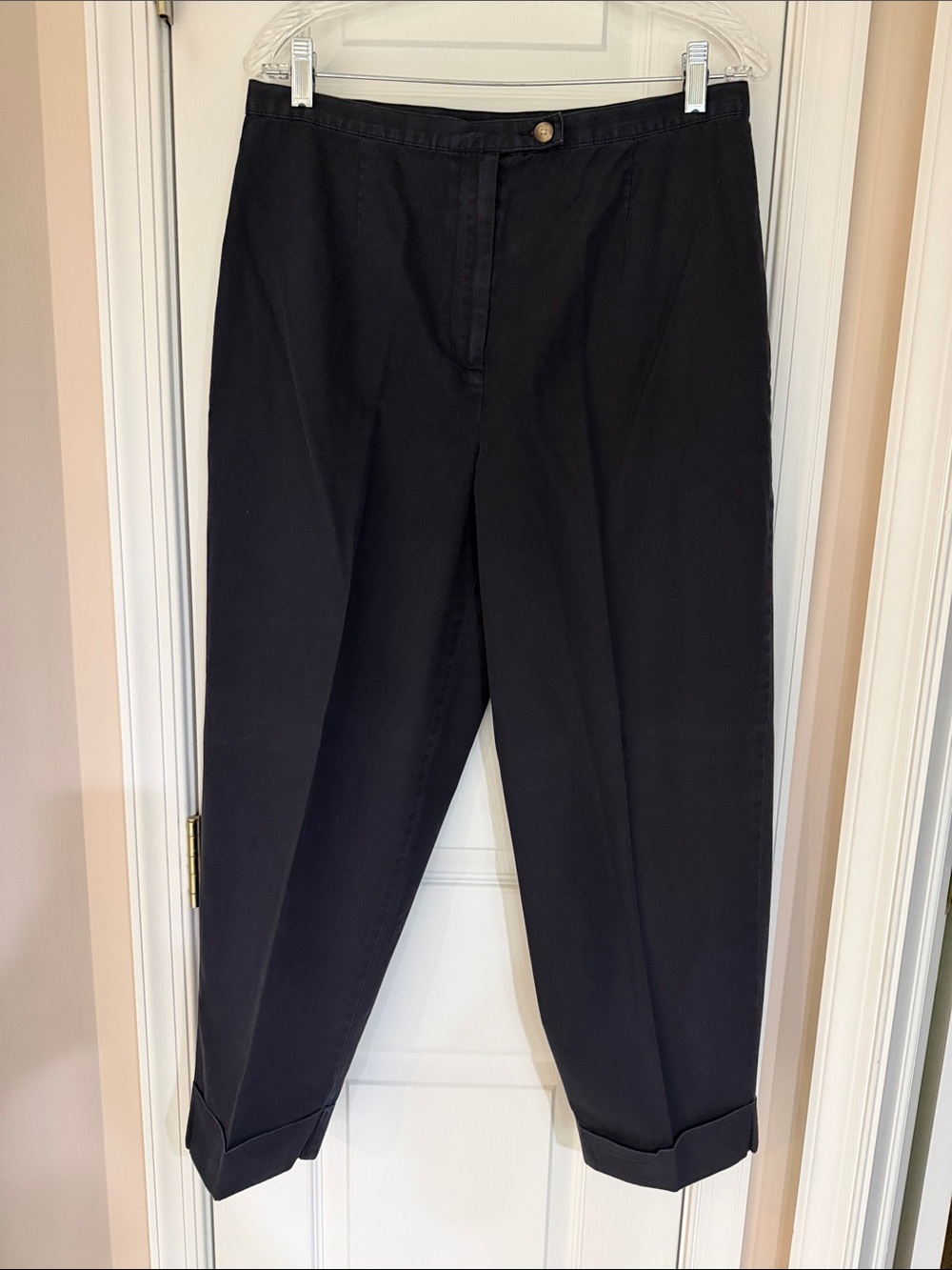 Talbots Women’s Navy Casual Ankle Trousers, Size 14